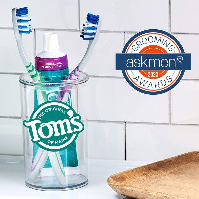 Tom's of Maine Antiplaque and Whitening Natural Toothpaste Peppermint 4.5oz/3pk - Imperfect Box