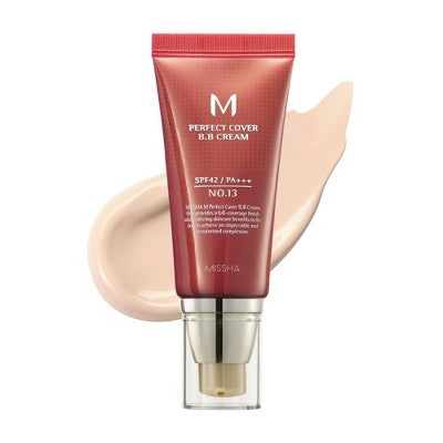MISSHA M Perfect Cover BB Cream SPF 42 #13 Bright Beige 1.7 fl. oz. - Imperfect Box