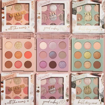 ColourPop 9-Pan Eyeshadow Makeup Palette Gone Metal 0.3oz - Imperfect Box