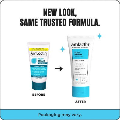 AmLactin Foot Repair Foot Cream Therapy AHA Cream Unscented 3oz - New