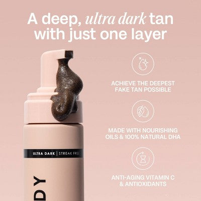 Bali Body Ultra Dark Self Tanning Mousse 6.7 fl oz - Imperfect Container