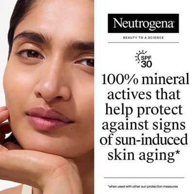 Neutrogena Mineral UV Tint Face Liquid Sunscreen SPF 30  1.1oz - Missing Box
