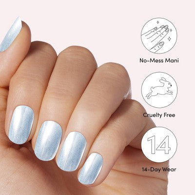 Dashing Diva Chrome Powder Kit Silver Chrome 3ct - Imperfect Box