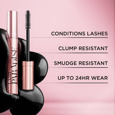 L'Oreal Paris Voluminous Lash Paradise Mascara Washable Black 0.28 fl oz - New