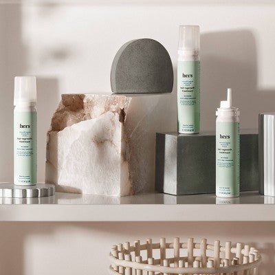 hers Hair Regrowth Foam Treatment 5% Minoxidil 2.11oz - Imperfect Box
