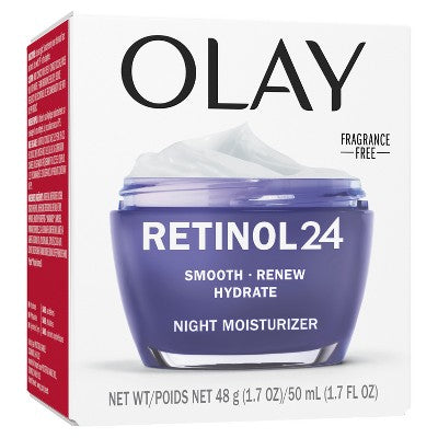 Olay Regenerist Retinol 24 Night Face Cream Moisturizer 1.7oz - Imperfect Box