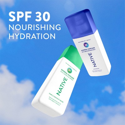 Native Mineral Sunscreen Spray Unscented SPF 30 7 fl oz - Imperfect Container