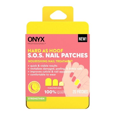 ONYX Professional Hard as Hoof S.O.S Nail Patches 20ct - Imperfect Box