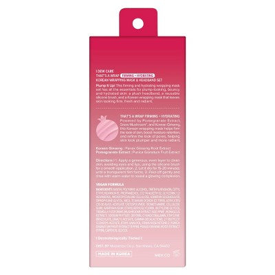 I DEW CARE That's A Wrap Korean Wrapping Mask & Headband Set 3.38oz - Imperfect Box