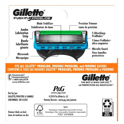 Gillette ProGlide Men's Razor Blade Refills 4ct - Imperfect Box