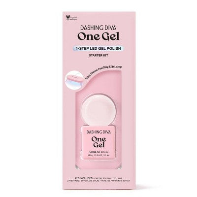 Dashing Diva One Gel Color Nail Polish Starter Kit Aristocrat 8ct - Imperfect Box