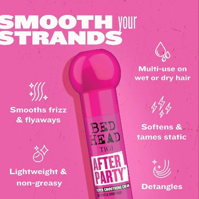TIGI Bed Head After Party Super Smoothing Cream 3.38 fl oz - Imperfect Container