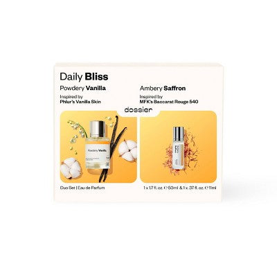 Dossier Daily Bliss Perfume Duo Set 2pc - Imperfect Box