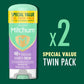 Mitchum Triple Odor Defense Gel Deodorant Shower Fresh  3.4oz/2pk - New