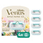 Rifle Paper Co. + Venus Deluxe Smooth Sensitive Razor Blade Refills 4ct - Imperfect Box