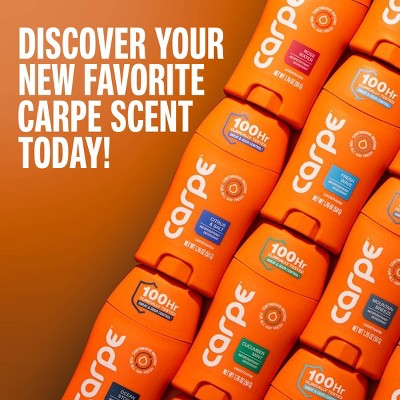 Carpe Women's 100HR Sweat & Odor Control Deodorant Amber Glow 1.76oz - Imperfect Container