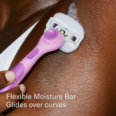 Flamingo Moisture Plus Women's Razor with 2 Razor Blade Cartridges - New