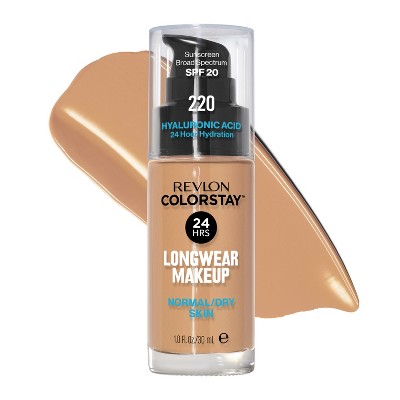 Revlon ColorStay Makeup for Normal/Dry Skin SPF 20 220 Natural Beige 1 fl oz - Imperfect Container