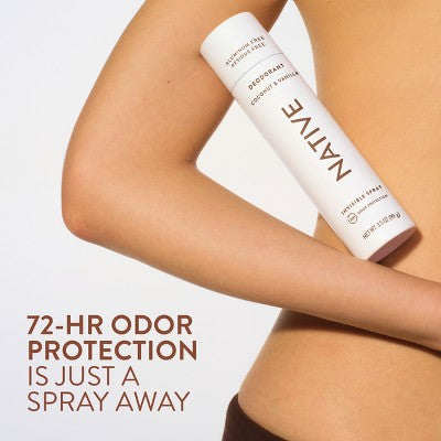 Native Spray Deodorant for Women & Men Coconut & Vanilla 3.5oz - Imperfect Container