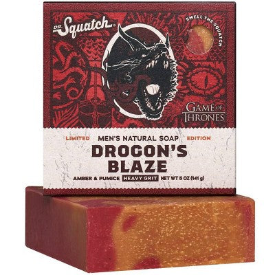 DR. SQUATCH Men's All Natural Bar Soap Dragon's Blaze 5oz - Imperfect Box
