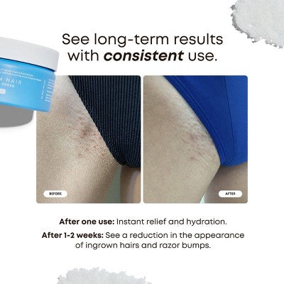 Bushbalm Nude Ingrown Hair Exfoliating Scrub 8 fl oz - Imperfect Container