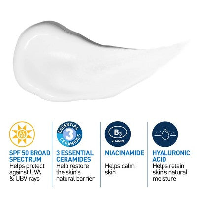 CeraVe Facial Moisturizing Lotion AM SPF50 3 fl oz - Imperfect Box