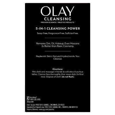 Olay Daily Facials Hydrating Cleansing Cloths Scented 66ct - Imperfect Box