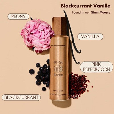 Blake Brown Glam Mousse Blackcurrant Vanille Vanilla Floral Fragrance 8.5oz - Imperfect Container