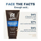 DR. SQUATCH Men's Natural  Face Wash Fresh Falls 4oz - New