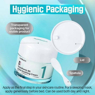 numbuzin No.1 Pantothenic B5 Active Soothing Face Cream 2.7 fl oz - New