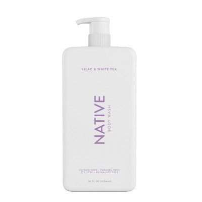 Native Body Wash Lilac & White Tea  36 fl oz - Imperfect Container