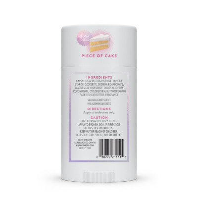 Native Limited Edition Solid Deodorant Vanilla Piece of Cake  2.65oz - Imperfect Container