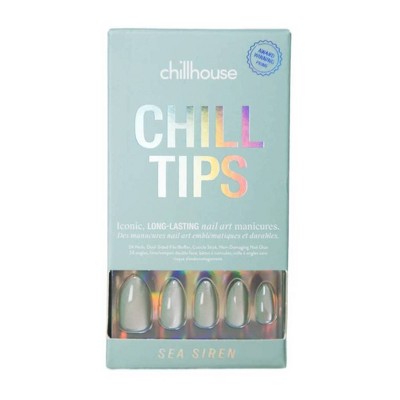 Chillhouse Chill Tips Fake Nails Design Studio Sea Siren 24ct - Imperfect Box