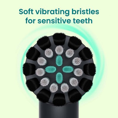 quip Rev Oscillating Brush Head Refill Black 2pk - Imperfect Box
