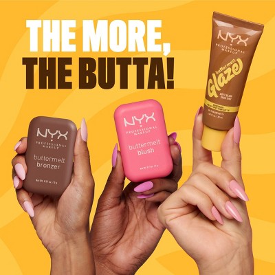 NYX Professional Makeup Buttermelt Glaze Skin Tint SPF 30 Almond Butta 1.01 fl oz - Imperfect Container