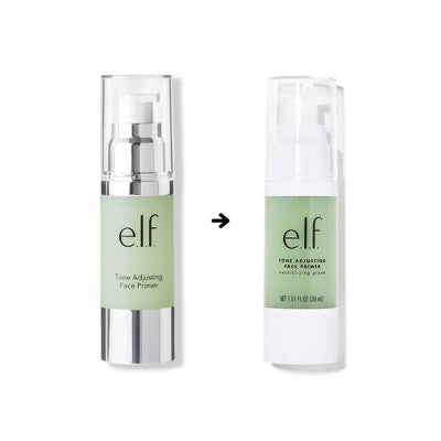 e.l.f. Tone Adjusting Face Primer Large Green 1.01 fl oz - Imperfect Container