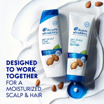 Head & Shoulders Dry Scalp Care Daily-Use Anti-Dandruff Paraben Free Conditioner 10.9 fl oz - Imperfect Container