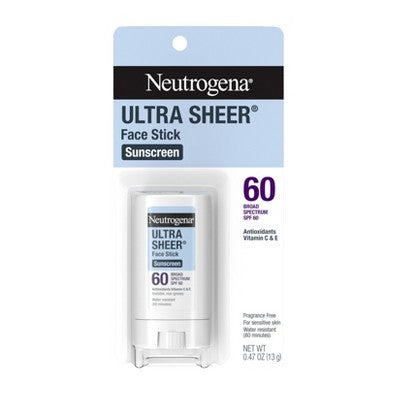 Neutrogena Ultra Sheer Face Stick SPF 60 - Imperfect Box