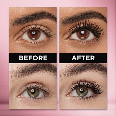 L'Oreal Paris Voluminous Lash Paradise Mascara 202 Black Brown 0.28 fl oz - Imperfect Box