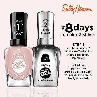 Sally Hansen Miracle Gel Nail Polish Sweeter Weather 0.5 fl oz - Imperfect Container