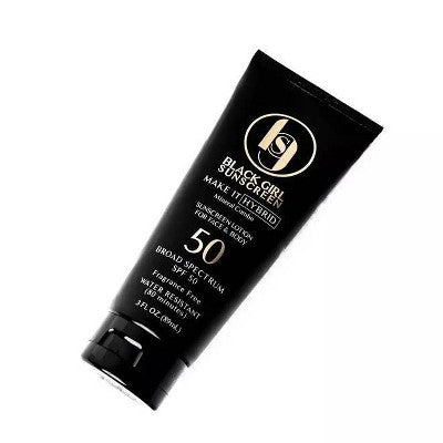Black Girl Sunscreen Make it Hybrid with Zinc and Lavender Sunscreen SPF 50 3 fl oz - Imperfect Container
