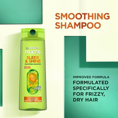 Garnier Fructis with Active Fruit Protein Sleek & Shine Shampoo 33.8 fl oz - Imperfect Container