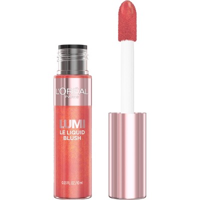 L'Oreal Paris True Match Lumi Le Liquid Blush for Cheeks Glowy Gold Pink 0.33 fl oz - Imperfect Container