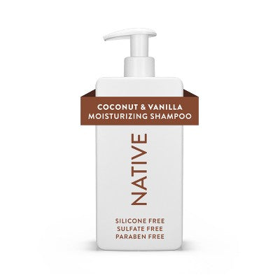 Native Coconut & Vanilla Moisturizing Shampoo 16.5 fl oz - Imperfect Container