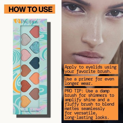Pacifica Malibu Eye Shadows Palette 0.2oz - Imperfect Box