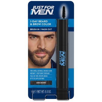 Just For Men 1-Day Beard &  Brow Color Dark Brown - New