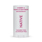 Native Solid Deodorant for Women; Men Cherry; Vanilla Macaron Aluminum-Free 2.65oz - Imperfect Container
