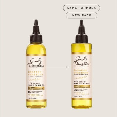 Carol's Daughter Goddess Strength Scalp Oil and Hair Oil Deep Treatment 4.2 fl oz - Imperfect Container
