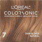 L'Oreal Paris Colorsonic  Permanent Hair Color Cartridge Dark Blonde Natural 7 - Imperfect Box