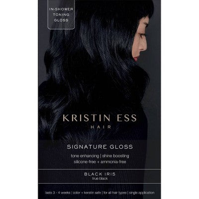 Kristin Ess Signature Hair Gloss Black Iris 4 fl oz - Imperfect Box